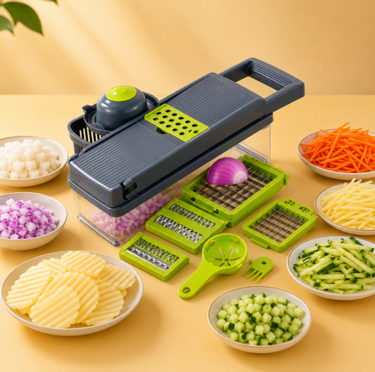 16-in-1 Veggie Chopper That Cuts Meal Prep From 40 Minutes to 5