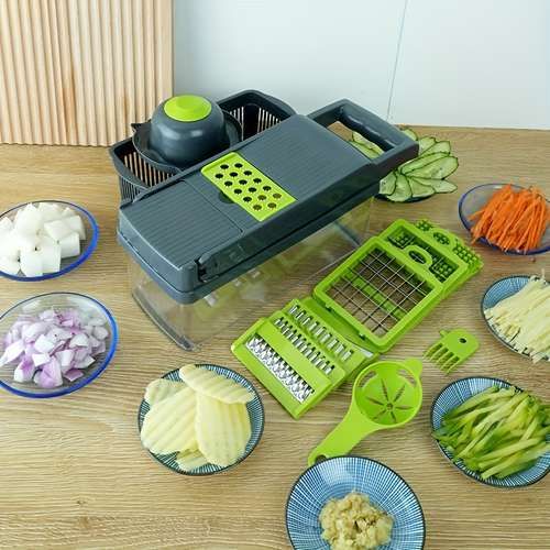 16-in-1 Veggie Chopper That Cuts Meal Prep From 40 Minutes to 5